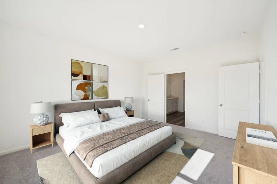 Furnished interior view inside a new home in Crescent Pointe, Carrollton (Image 7).