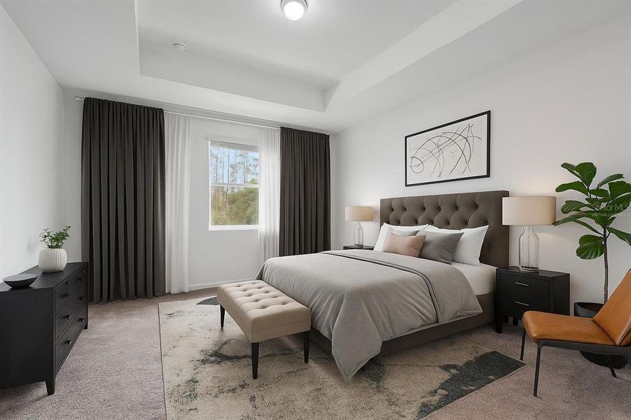 Furnished interior view inside a new home in Lake Wilson Reserve, Kissimmee (Image 11). Furnished interior view inside a new home in Lake Wilson Reserve, Kissimmee (Image 11).