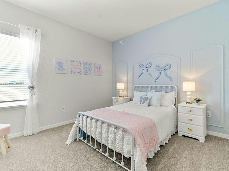 Secondary bedrooms provide space for everyone in your household - Westin II by Highland Homes
