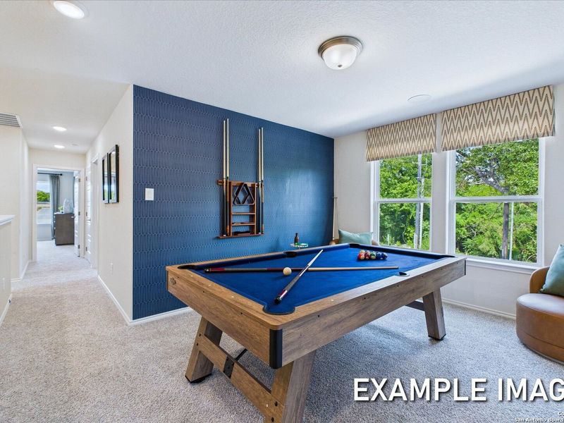 Furnished interior view inside a new home in Meadows at Oak Creek, San Antonio (Image 25). Furnished interior view inside a new home in Meadows at Oak Creek, San Antonio (Image 25).