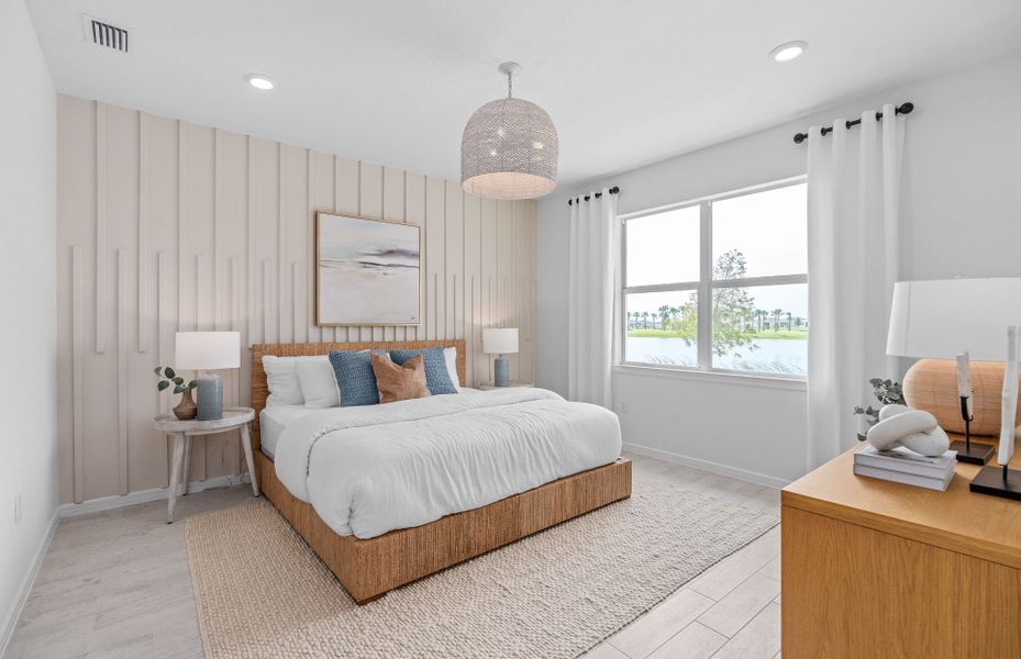 Furnished interior view inside a new home in Del Webb Lakehaven, Clermont (Image 3).