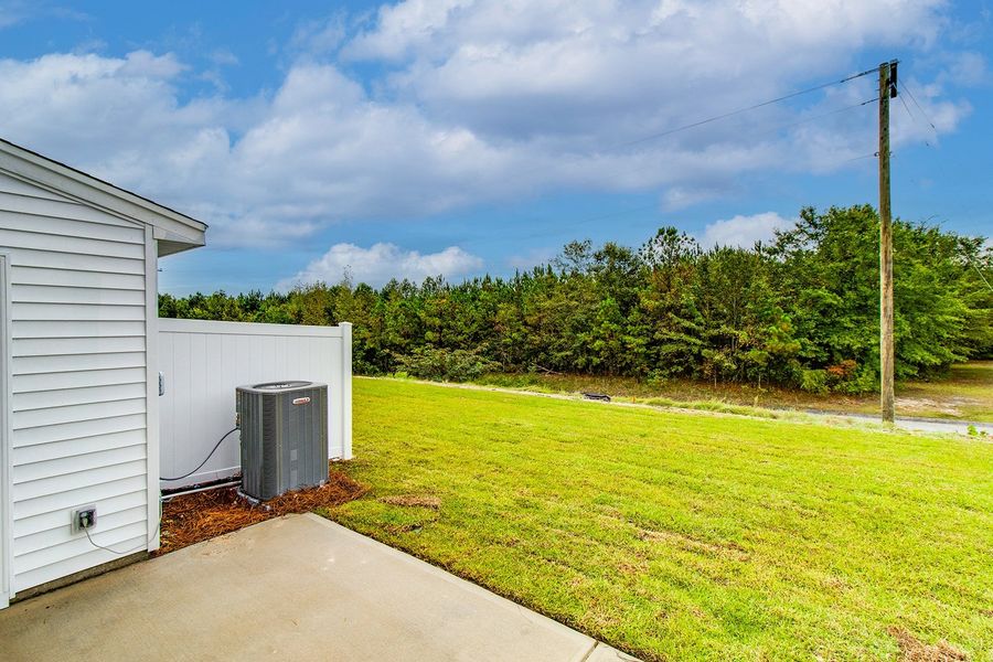 Exterior details and patio area of a home in Haynes Park, Columbia (Image 16).