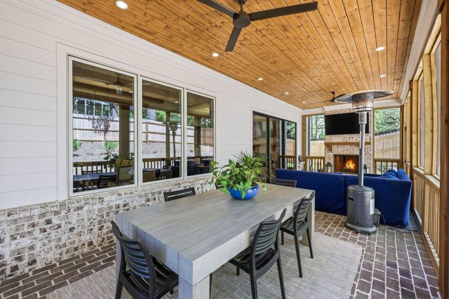Exterior details and patio area of a home in , Chamblee (Image 27).