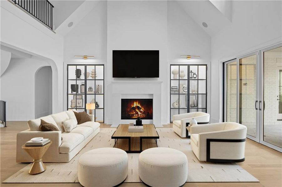 Furnished interior view inside a new home in , Milton (Image 12).