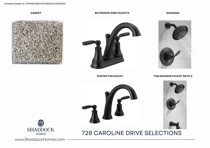 Sample of building materials used in homes in Light Farms Brenham - 40' Lots, Celina (Image 4).