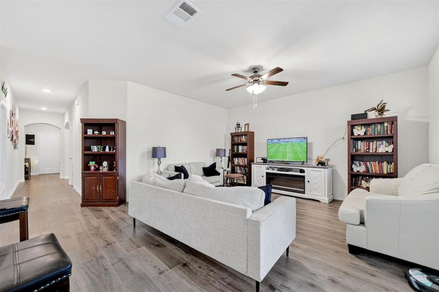Furnished interior view inside a new home in , Aubrey (Image 12). Furnished interior view inside a new home in , Aubrey (Image 12).