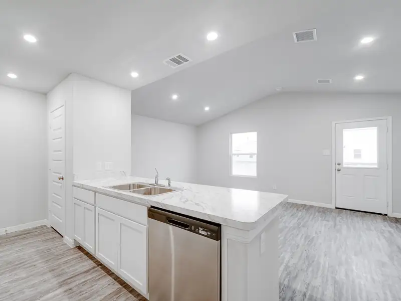 Representative furnished interior of a home built from the Yellowstone by National HomeCorp in Poplar Court, Hico (Image 7).