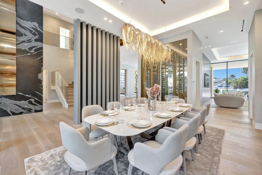 Furnished interior view inside a new home in , Fort Lauderdale (Image 45).