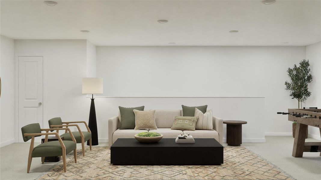 Furnished interior view inside a new home in Ashland, Angleton (Image 25).