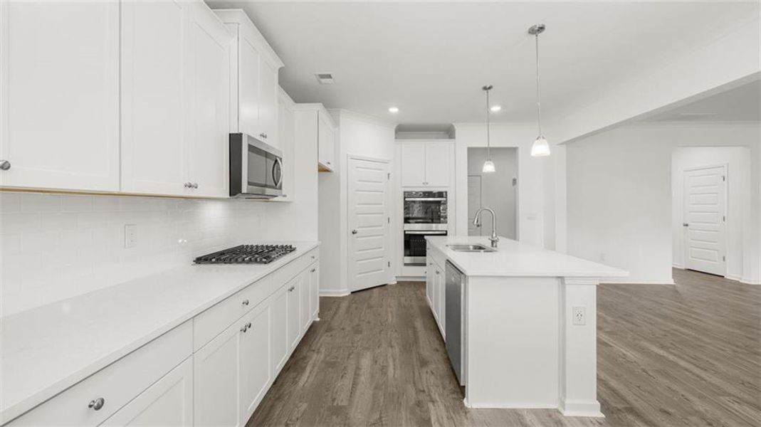 Furnished interior view inside a new home in The Gates at Pates Creek, Hampton (Image 12). Furnished interior view inside a new home in The Gates at Pates Creek, Hampton (Image 12).