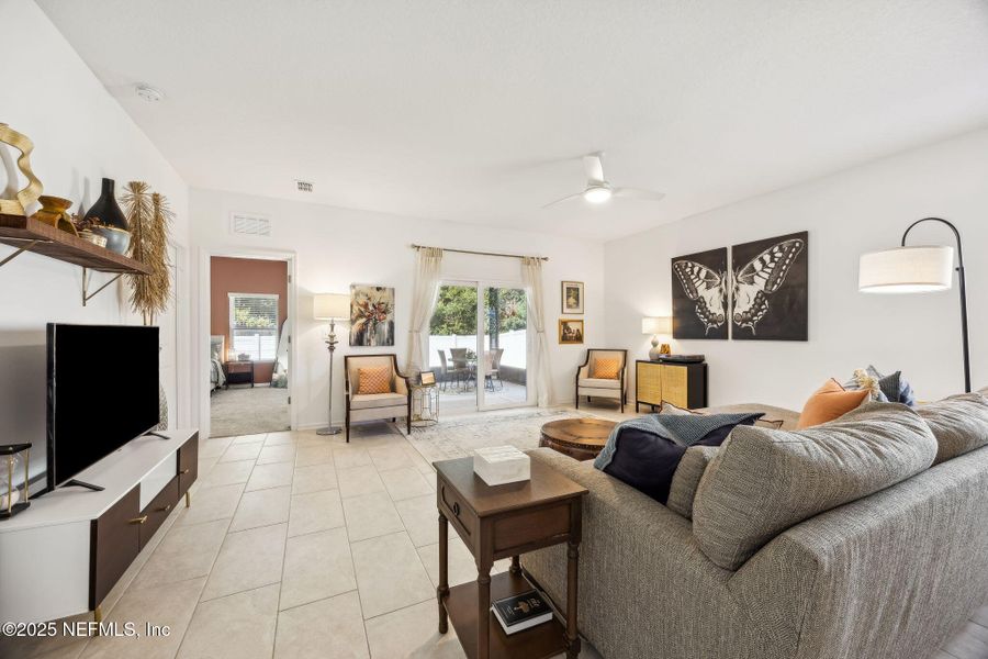 Furnished interior view inside a new home in Wilford Preserve, Orange Park (Image 31). Furnished interior view inside a new home in Wilford Preserve, Orange Park (Image 31).