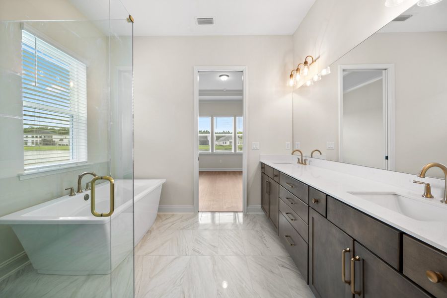 Representative furnished interior of a home built from the Aurora by Riverside Homes in Hidden Creek at SilverLeaf Phase 1, St. Augustine (Image 39).
