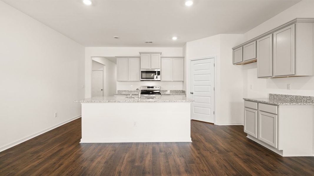 Furnished interior view inside a new home in The Abbey at Trolley Run Station, Aiken (Image 6).