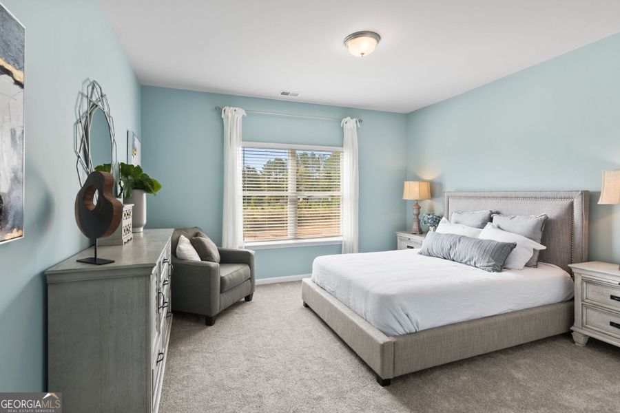 Furnished interior view inside a new home in Bryson Farms, Byron (Image 37).
