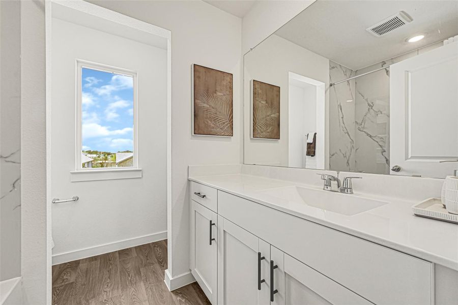 Furnished interior view inside a new home in Emberly, Beasley (Image 28).
