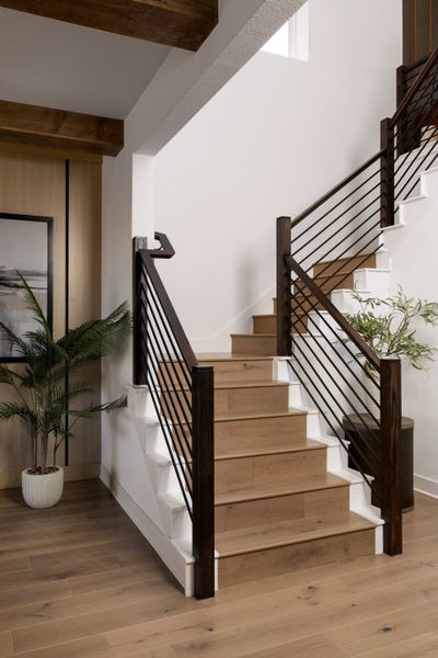 Furnished interior view inside a new home in Lariat, Liberty Hill (Image 28).