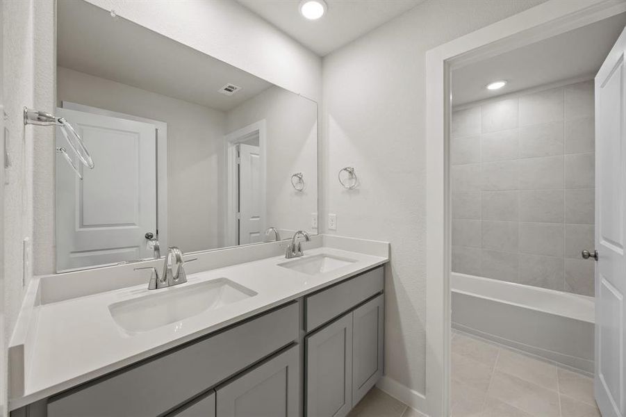 Furnished interior view inside a new home in Ambergrove, Royse City (Image 4). Furnished interior view inside a new home in Ambergrove, Royse City (Image 4).