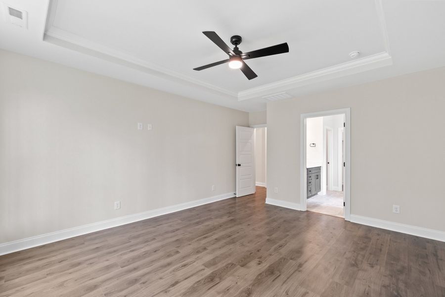 Representative unfurnished interior of a home built from the The Chandler by RobuckHomes in Baylee Ridge, Selma (Image 195).