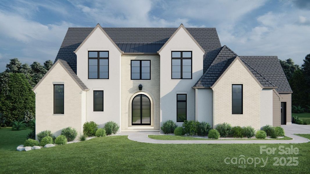 Front exterior of a new home in , Charlotte, NC, highlighting curb appeal (Image 10).