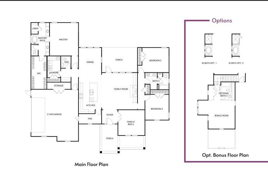 2D floor plan layout of this home in , Johns Island, SC (Image 3).