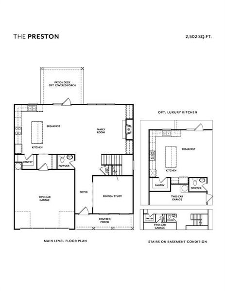 2D floor plan layout of this home in , Buford, GA (Image 3).