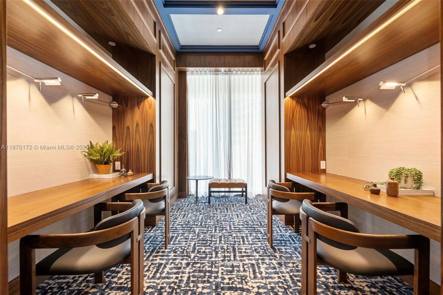 Furnished interior view inside a new home in , Miami (Image 36).