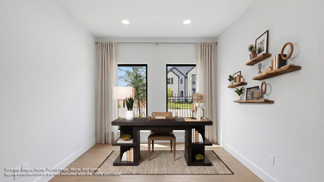 Furnished interior view inside a new home in Mosaic, Celina (Image 10).