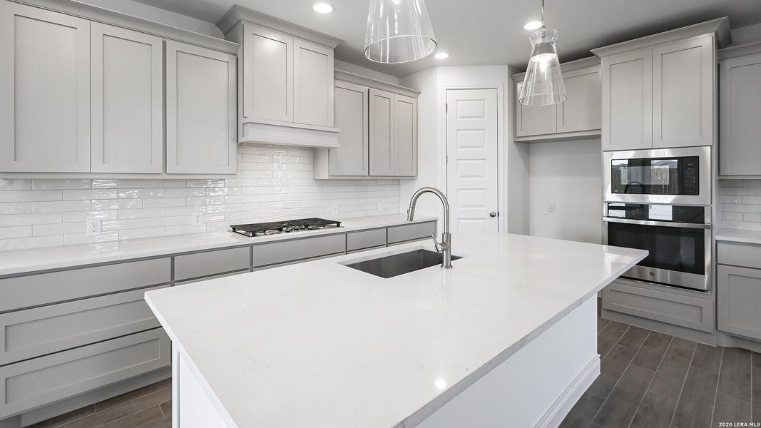 Furnished interior view inside a new home in Legacy at Lake Dunlap, New Braunfels (Image 13).