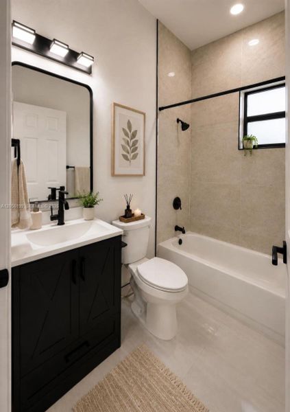Furnished interior view inside a new home in , Fort Lauderdale (Image 12). Furnished interior view inside a new home in , Fort Lauderdale (Image 12).