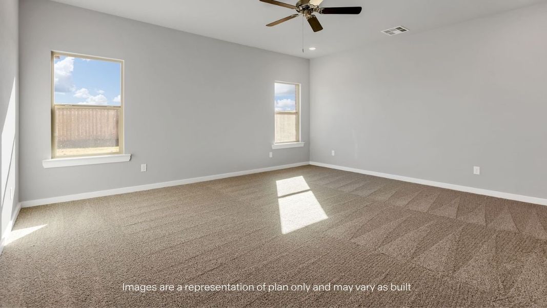 Spacious, unfurnished interior of a new home in Viridian, Lubbock (Image 17).