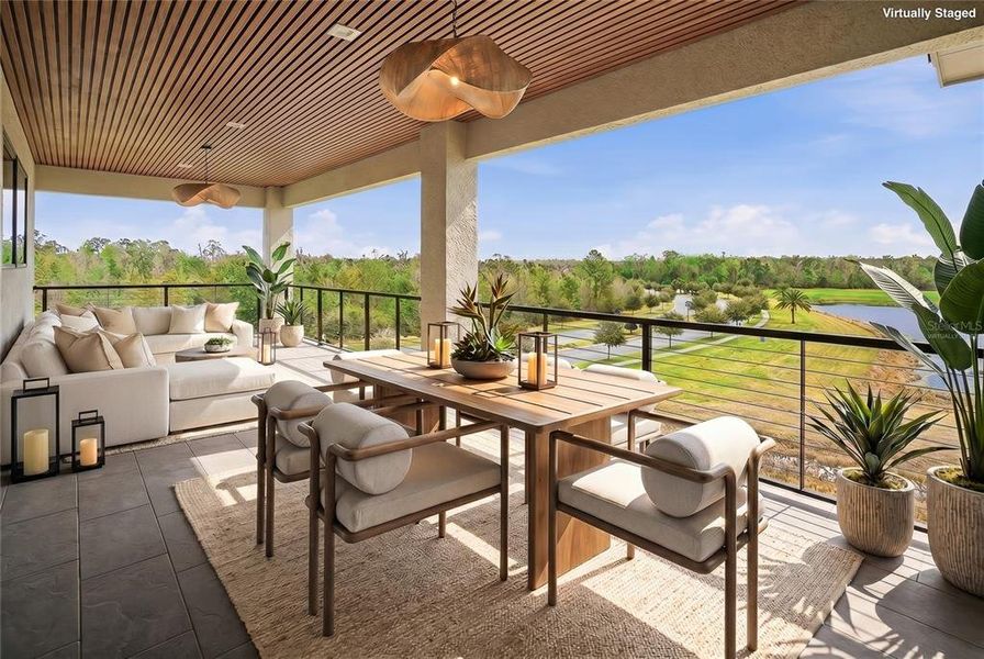Exterior details and patio area of a home in , Davenport (Image 26).