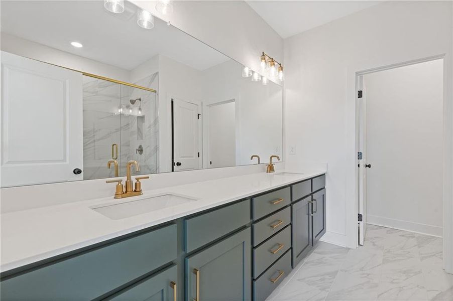 Furnished interior view inside a new home in , Suwanee (Image 5).