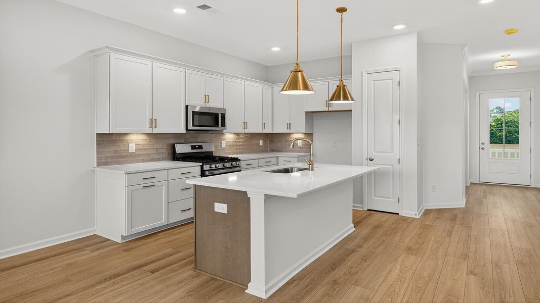 Furnished interior view inside a new home in Park Circle Single Family Homes, North Charleston (Image 11).