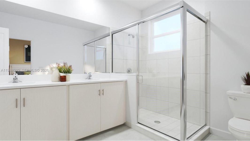 Furnished interior view inside a new home in Altamira, Homestead (Image 6).