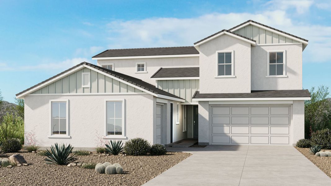 Representative exterior photo of a completed home built from the Olympic by Taylor Morrison in Ladera Trails, Peoria, AZ (Image 4).