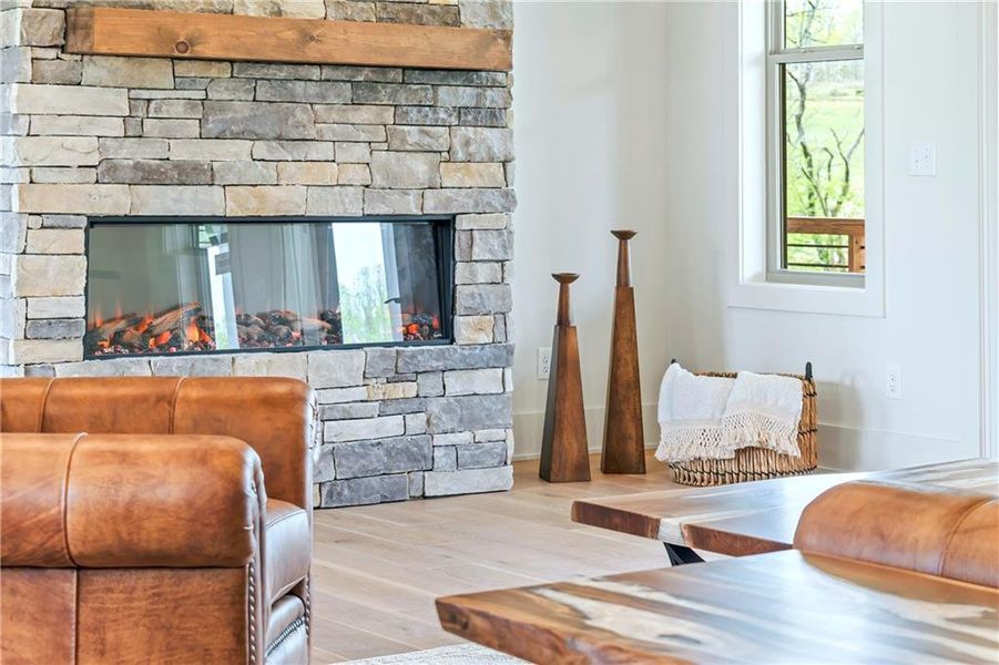 Furnished interior view inside a new home in , Blairsville (Image 6).
