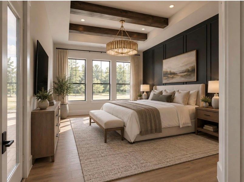Furnished interior view inside a new home in , Montgomery (Image 5).