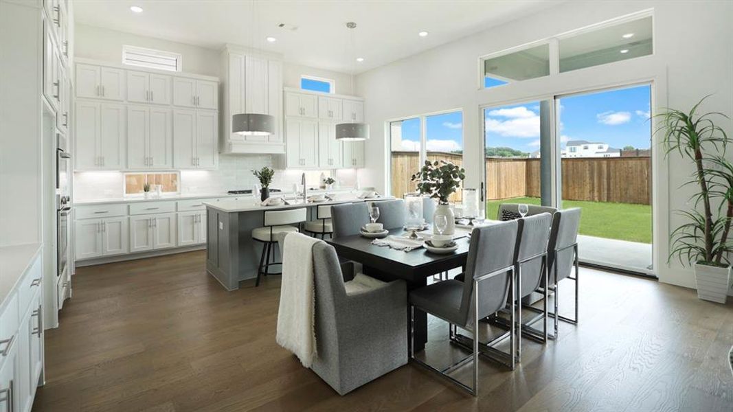 Furnished interior view inside a new home in Rio Vista at Kelly Ranch, Aledo (Image 6).