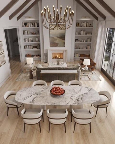 Furnished interior view inside a new home in , Atlanta (Image 19).