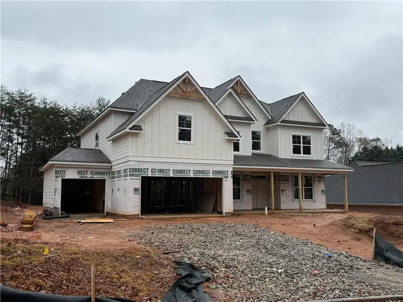In-progress construction of a new home in , Gainesville, GA (Image 4).