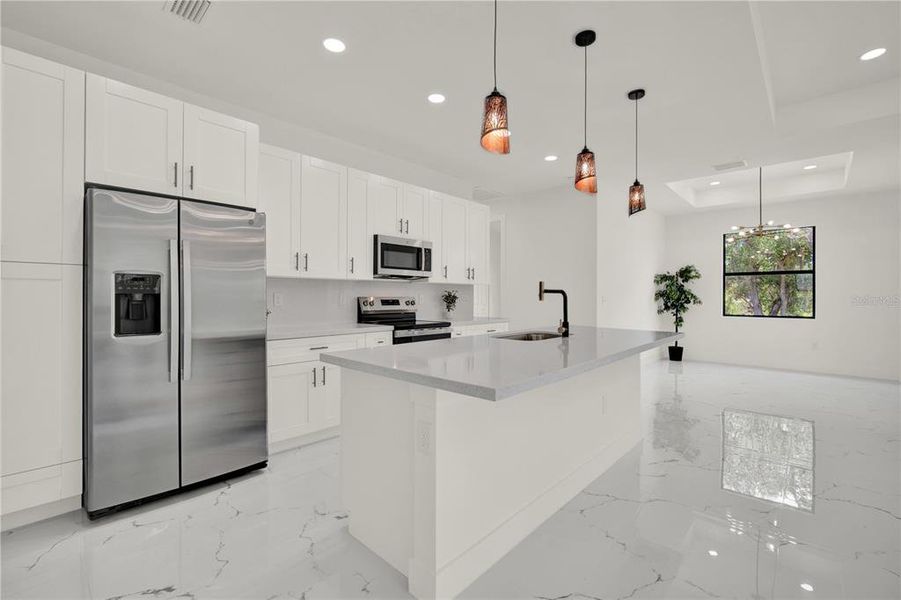 Furnished interior view inside a new home in , Port Charlotte (Image 18).