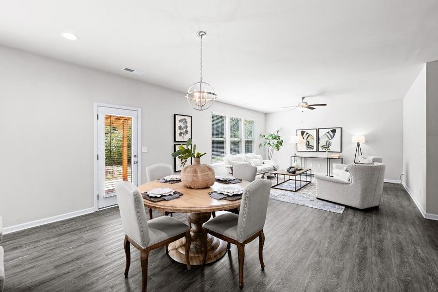 Furnished interior view inside a new home in Sutton's Landing, Statham (Image 39).