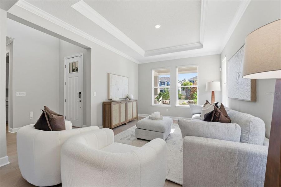 Furnished interior view inside a new home in , Wesley Chapel (Image 13). Furnished interior view inside a new home in , Wesley Chapel (Image 13).