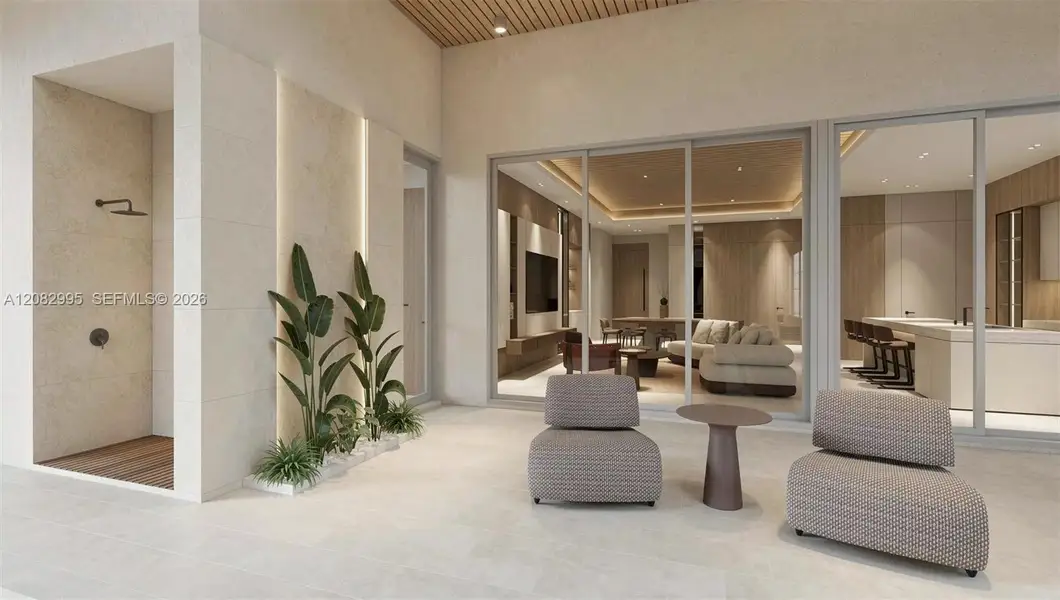 Exterior details and patio area of a home in , Miami Springs (Image 21).