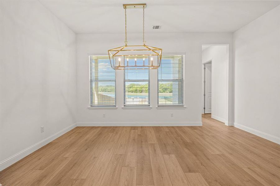 Spacious, unfurnished interior of a new home in The Bluffs at Parks of Aledo, Aledo (Image 29).