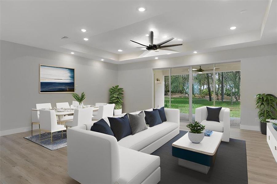 Furnished interior view inside a new home in , Beverly Hills (Image 19). Furnished interior view inside a new home in , Beverly Hills (Image 19).