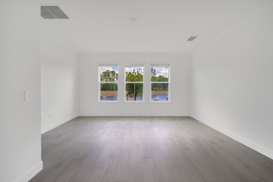 Spacious, unfurnished interior of a new home in Harvest at Ovation, Winter Garden (Image 23). Spacious, unfurnished interior of a new home in Harvest at Ovation, Winter Garden (Image 23).