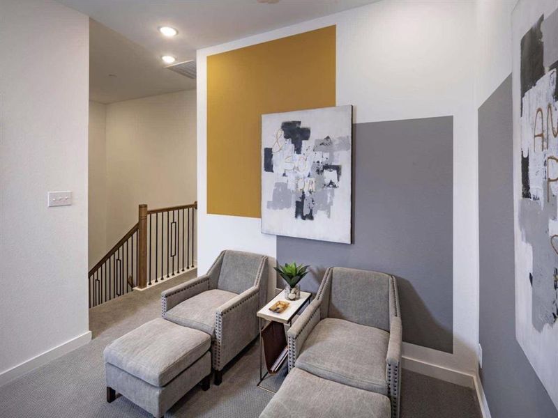 Furnished interior view inside a new home in , Aledo (Image 8).