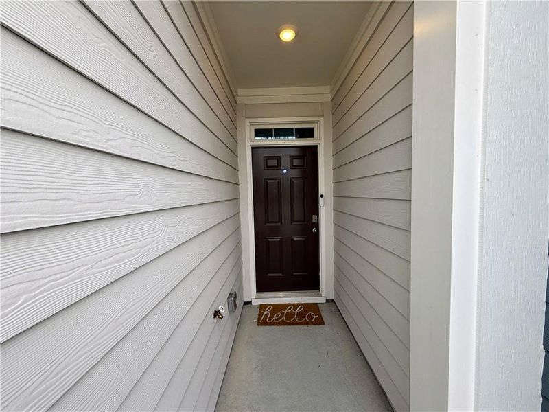 Exterior details and patio area of a home in , Buford (Image 3).