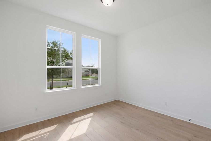 Spacious, unfurnished interior of a new home in Wolf Ranch, Georgetown (Image 34). Spacious, unfurnished interior of a new home in Wolf Ranch, Georgetown (Image 34).